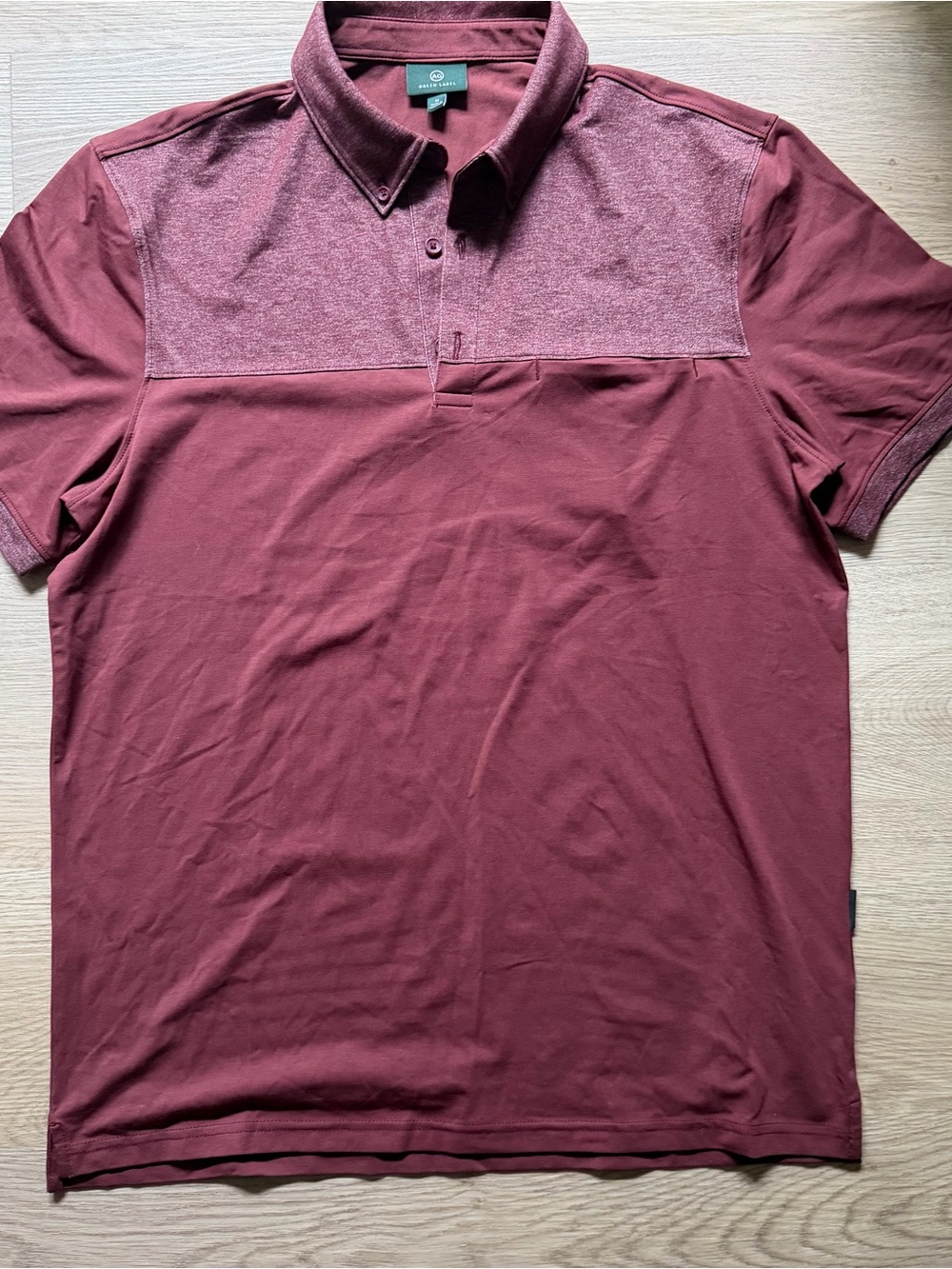 AG golf polo green label